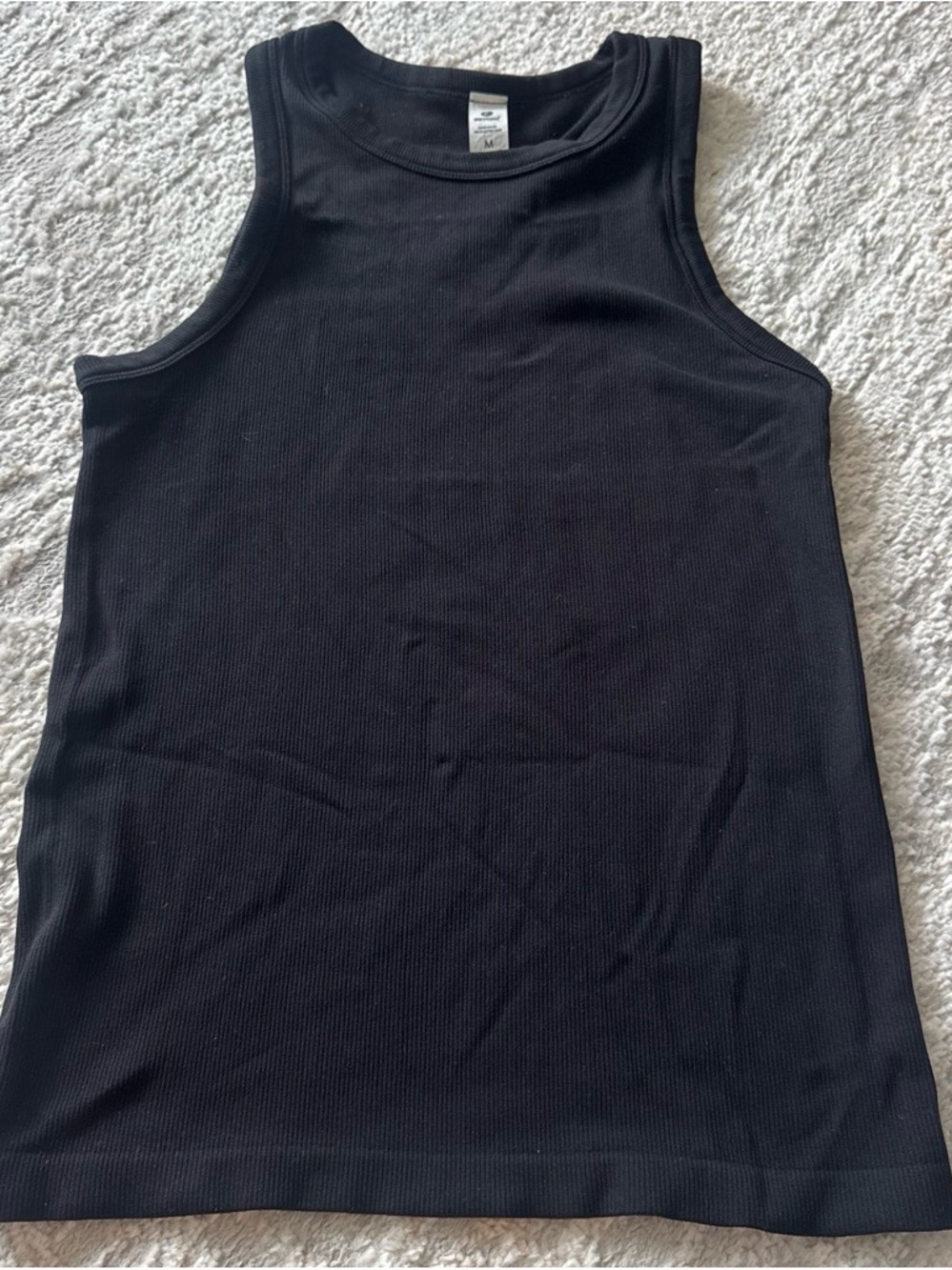 90 Degree By Reflex Black Seamless Rib Tank